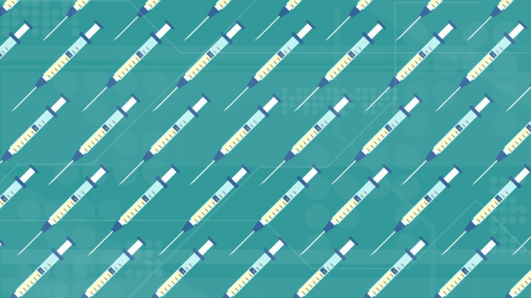 Flu vaccine syringe