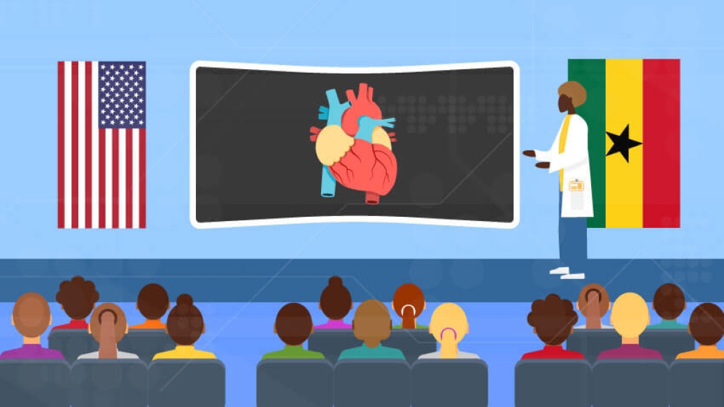 International study students Ghana USA