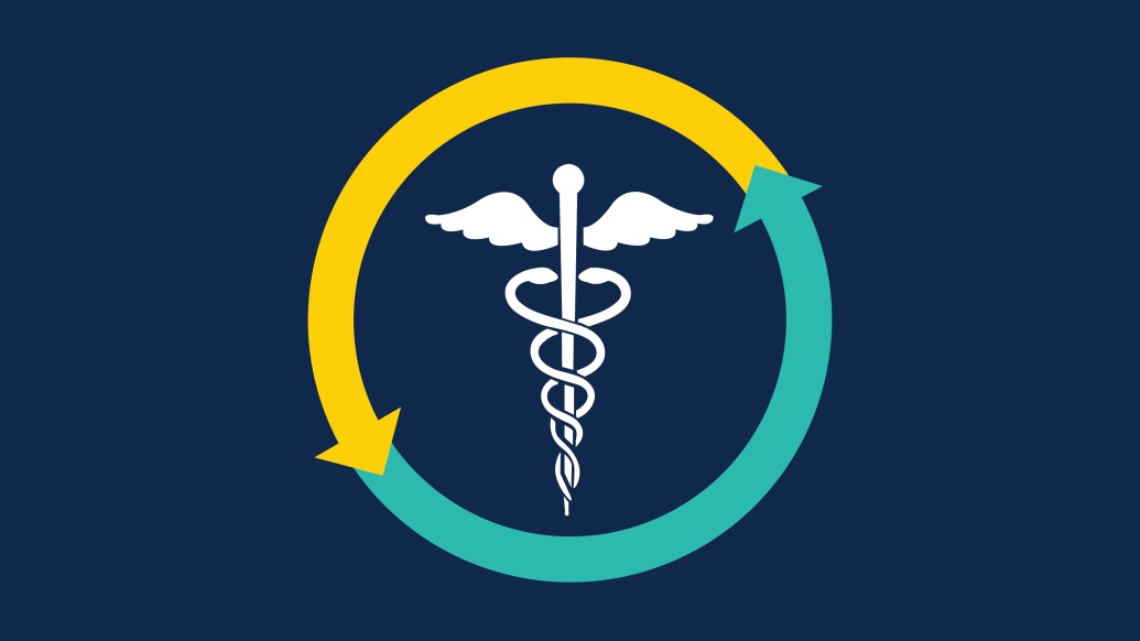 Graphic signifying The Healthy Michigan Plan paying for itself