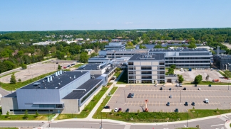 An aerial view of southern NCRC
