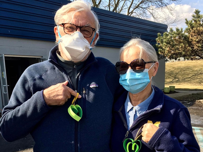 Volunteers with Ann Arbor Meals on Wheels