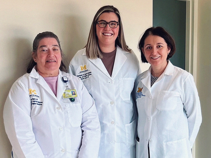 specialists standing together