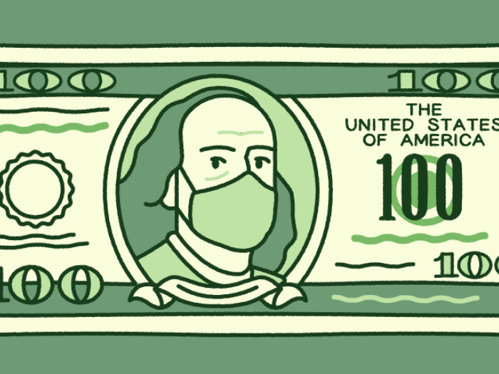 100 dollar bill currency mask