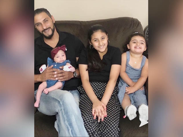 Fighfighters family on couch