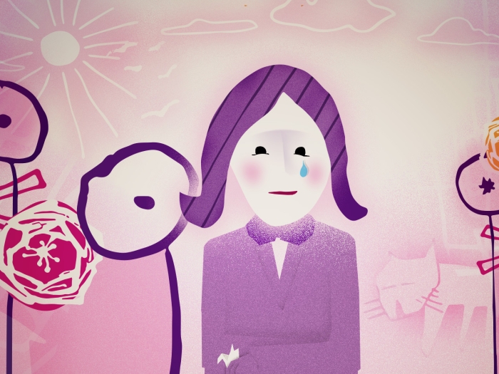 Graphic depicting gratitude during hard times