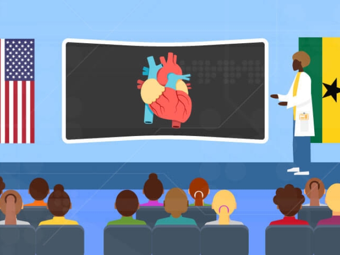 International study students Ghana USA