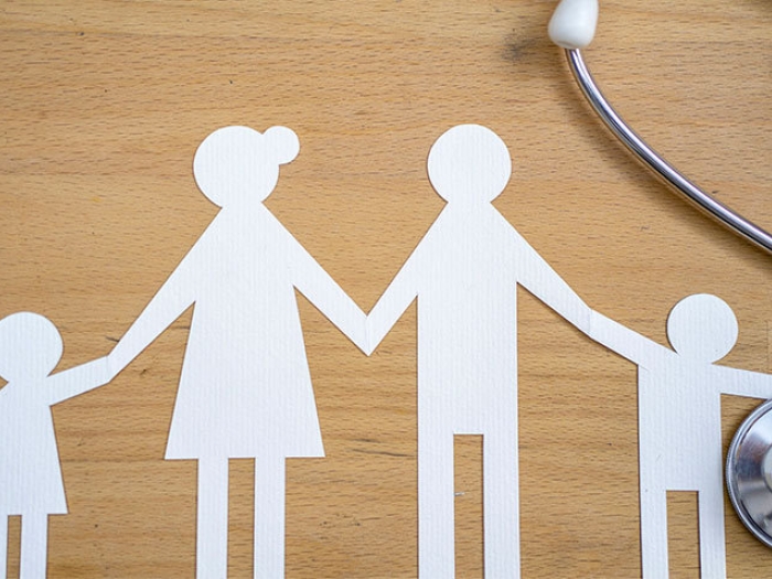 paper doll cutout family stethoscope