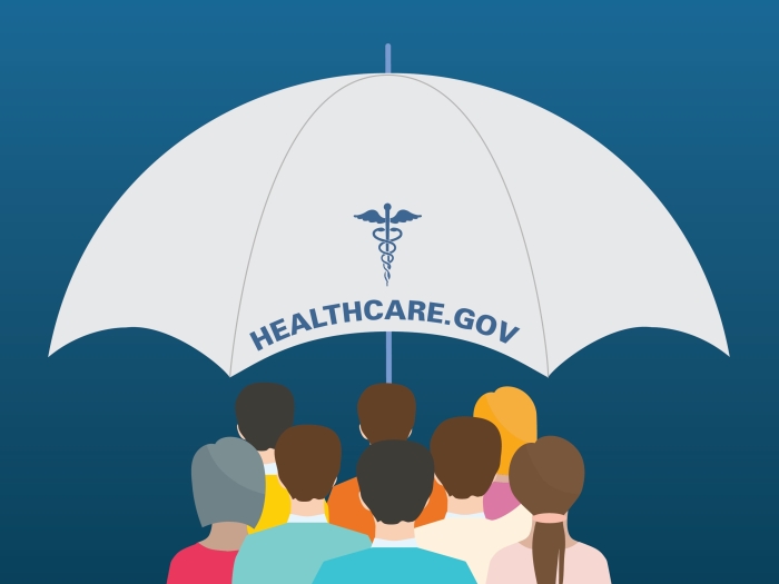 A group of people under the ACA's healthcare.gov umbrella
