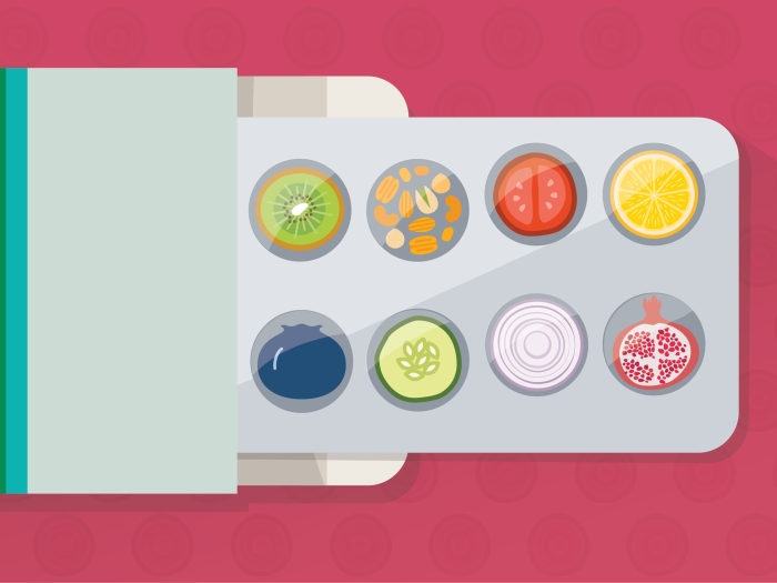 Graphic of antioxidant supplements