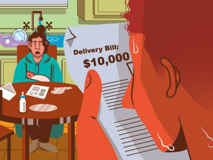 Childbirth cost csection baby rising 