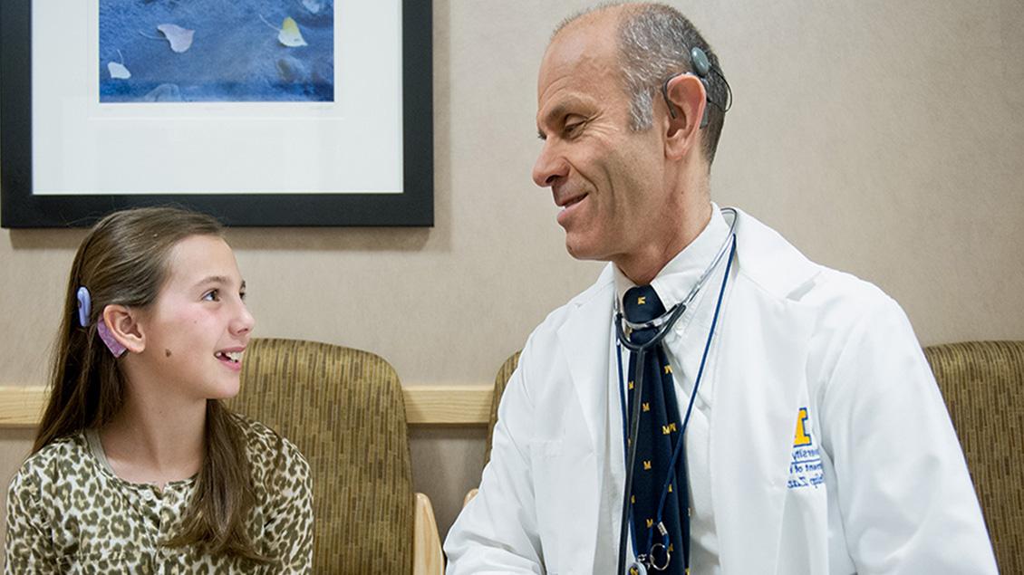 Doctor and young patient