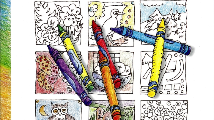Art Gallery Coloring book cover