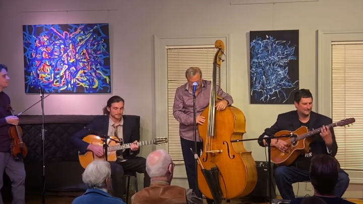 Musicians perform for a Gifts of Art concert