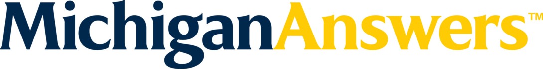 Michigan Answers Word Mark
