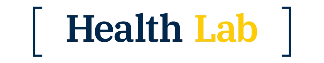 Health Lab with brackets on with side of the word